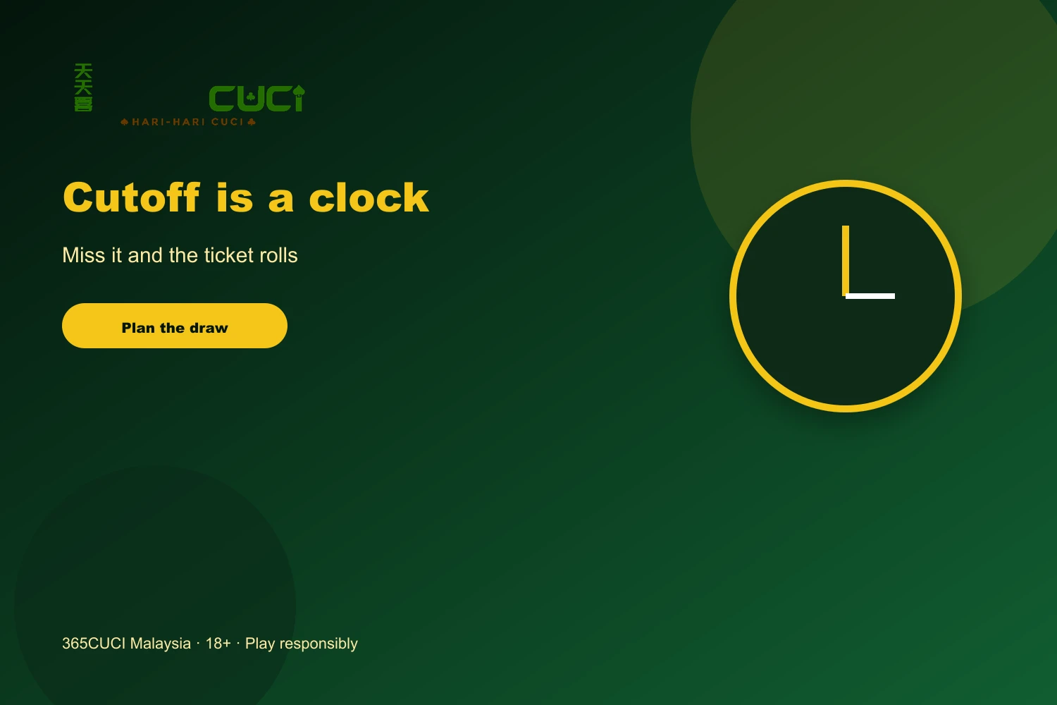 365CUCI lottery Malaysia draws and number games guide with official logo