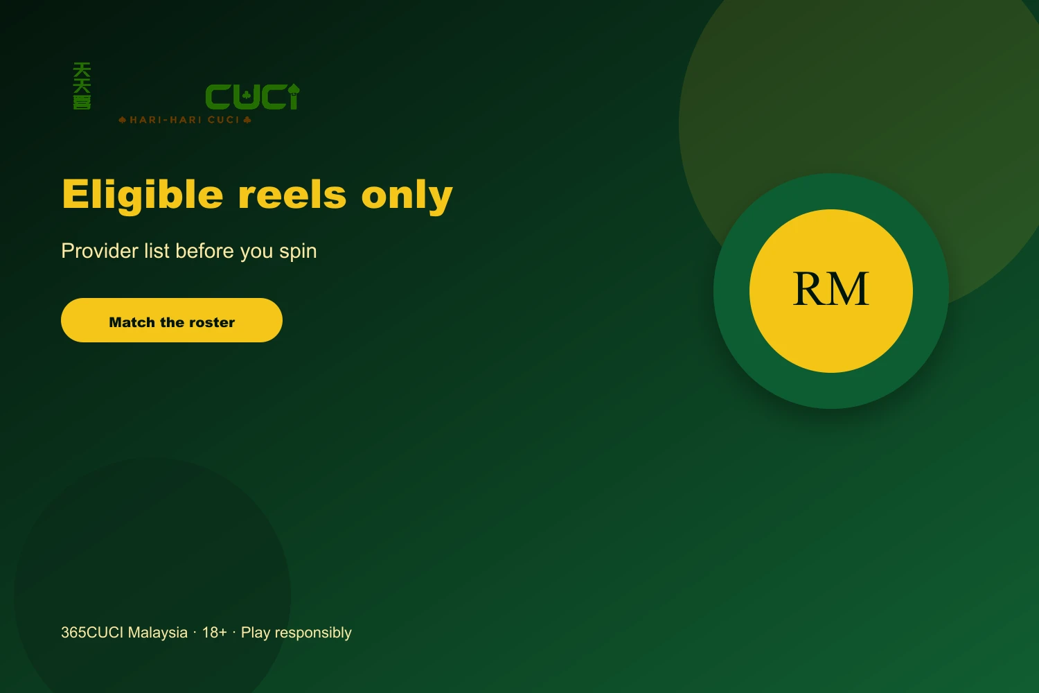 365CUCI slots free credit Malaysia guide with official wide logo