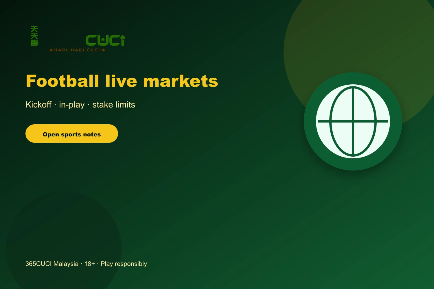365CUCI sportsbook in Malaysia: football nights, live odds, limits